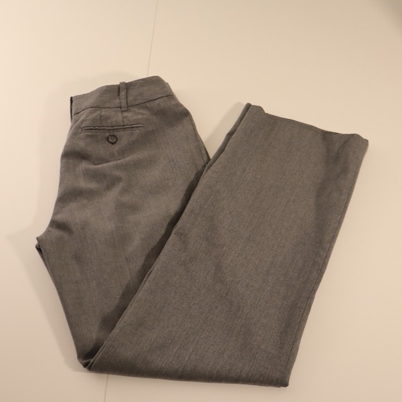 LOFT Pants - ANN TAYLOR LOFT Julie Fit Grey Tweed Bootcut Dress Pants Trousers Sz 4